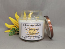Load image into Gallery viewer, Mahogany Teakwood 14oz Triple-Wick Candle
